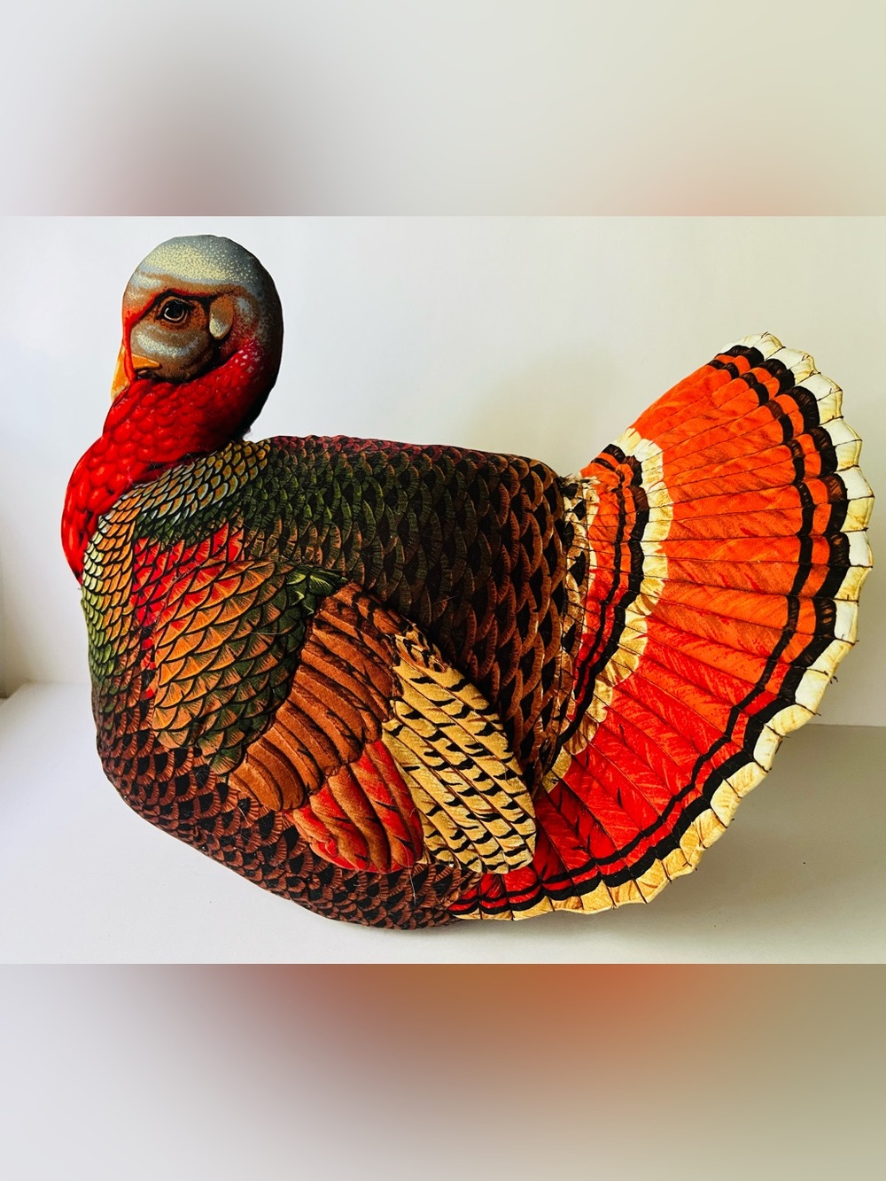 Vintage Patty Reed, 2006 design hand, sewn stuffed turkey